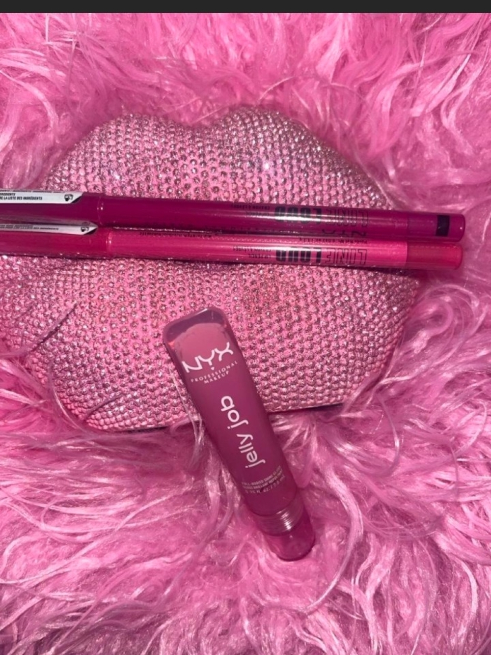 NYX Jelly Pink Lip Gloss & Lip Liners – Pink